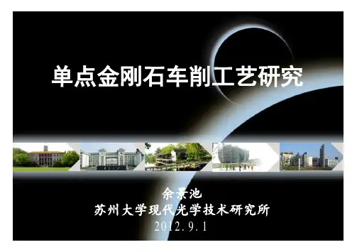 余景池-单点金刚石车削工艺研究