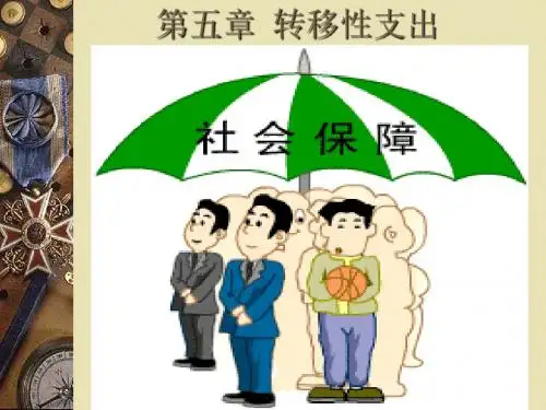 转移性支出--社会保障讲义(ppt 54页)