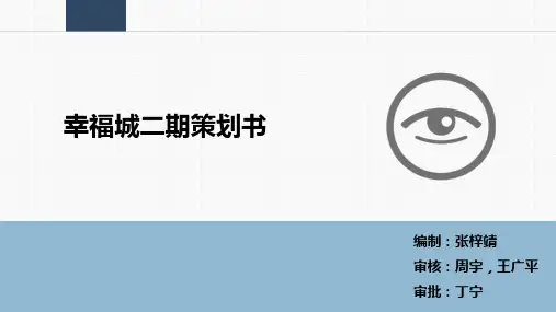 某楼盘二期策划书(共105张PPT)