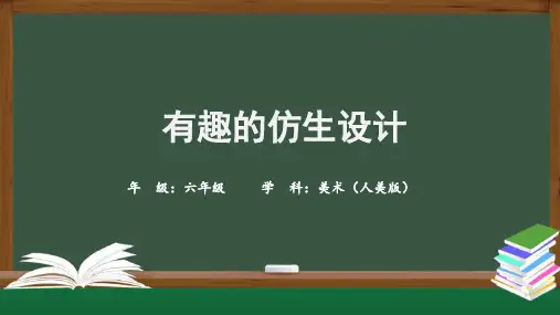 有趣的仿生设计小学六年级美术PPT课件
