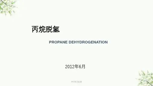 丙烷脱氢(PDH)介绍课件