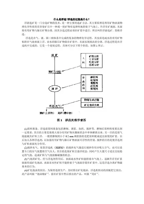 什么是浮选？浮选的过程是什么？