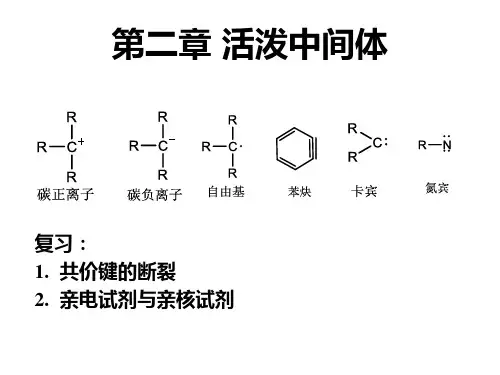 第二章 有机反应中的活性中间体详解