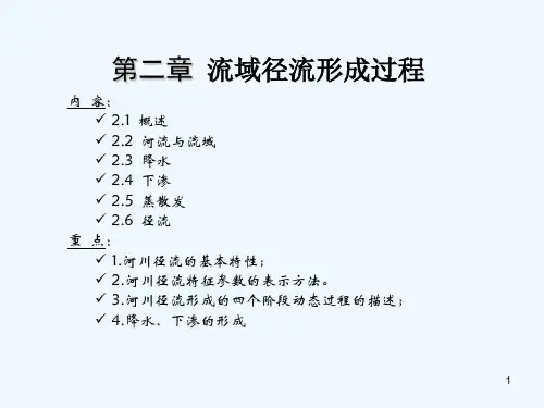 工程水文学第二章径流形成