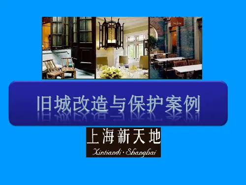 旧城改造与保护案例——上海新天地