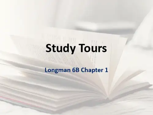 香港朗文6B Chapter1 课件