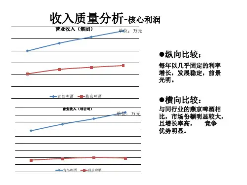 青岛啤酒利润表分析