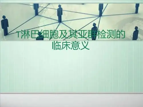 T淋巴细胞及其亚群检测的临床意义