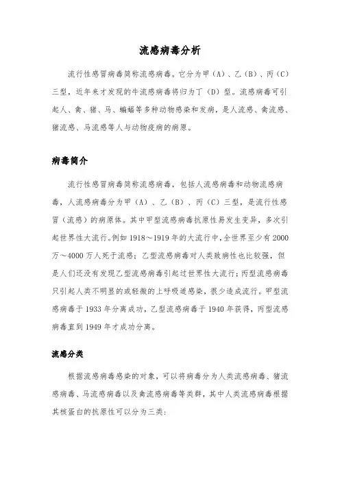 流感病毒分析