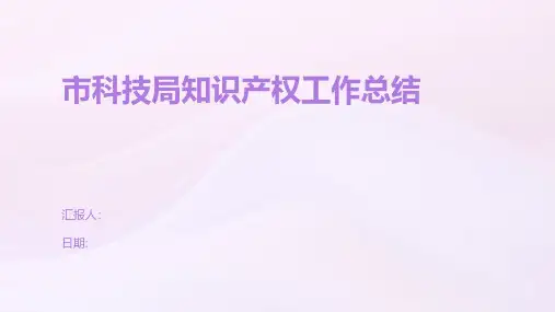 市科技局知识产权工作总结