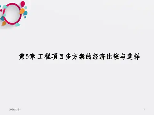 工程经济学05 工程项目多方案的经济比较与选择_OK