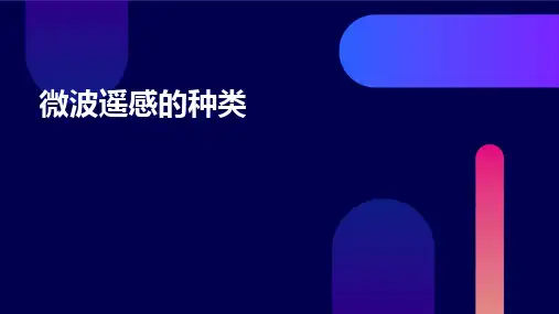 微波遥感的种类