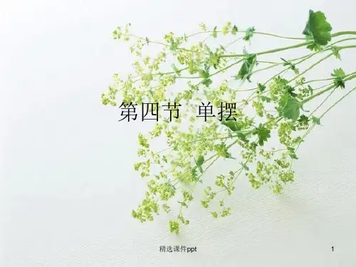 人教版高中物理课件第十一章 机械振动11.4单摆(1)
