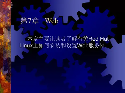 第九章Web服务器的配置精品PPT课件