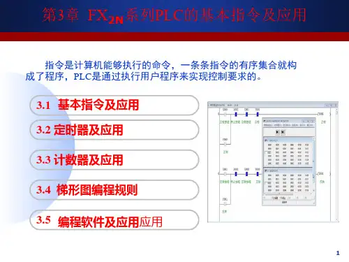 PLC基础及应用教程 第2版 第3章  FX2N系列PLC的基本指令及应用
