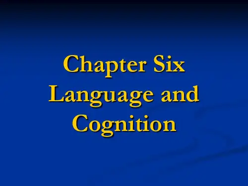 英语考研 胡壮麟版 语言学教程 English Linguistics Chapter 6