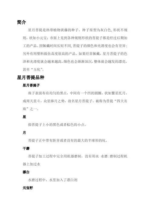 星月菩提入门宝典