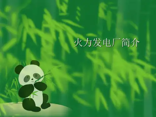 火力发电厂基本知识