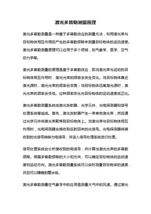 激光多普勒测量原理
