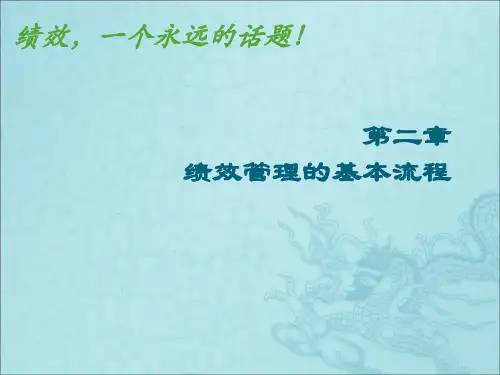 绩效管理的基本流程讲义.pptx