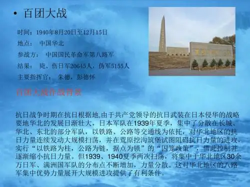 百团大战-二战-中国日本-战争