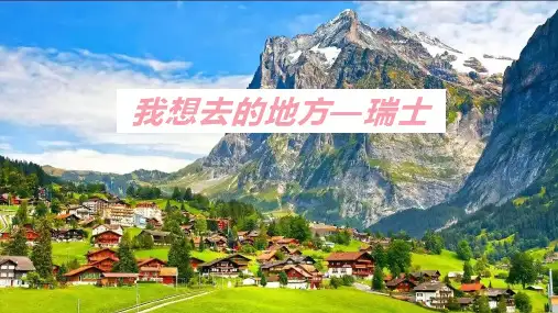 瑞士介绍ppt