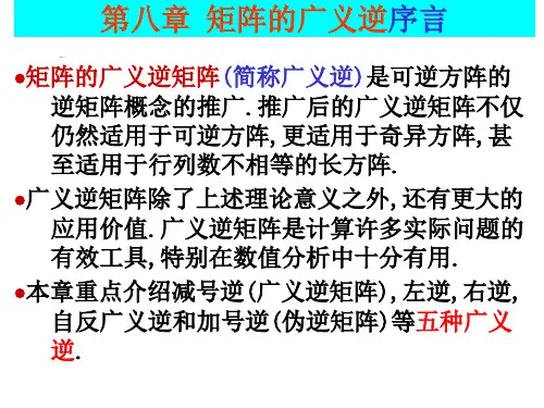 矩阵分析第8章课件