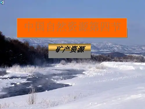 中国自然资源之矿产资源(pdf28页.pptx