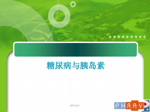 糖尿病与胰岛素  ppt课件