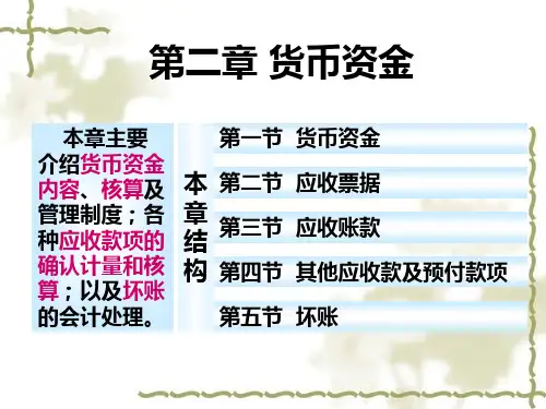02货币资金与应收款项