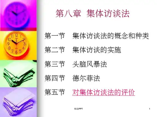 《集体访谈》PPT课件