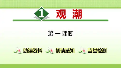 《观潮》语文教学PPT课件(3篇)