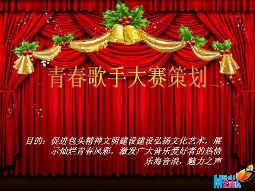 青年歌手策划案