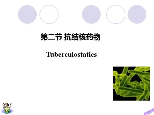 药物化学人卫版第九章抗结核药物介绍