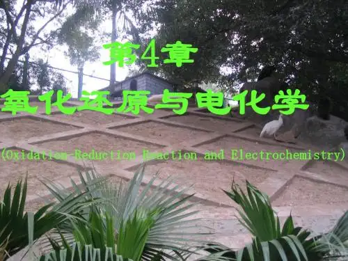 大学化学_第4章_氧化还原与电化学 (天津大学)