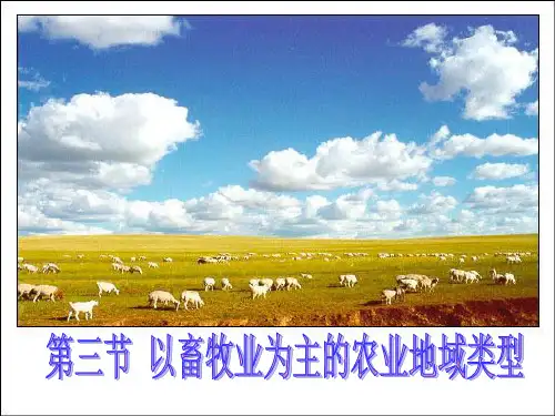 3.3 以畜牧业为主的农业地域类型 (34张PPT)