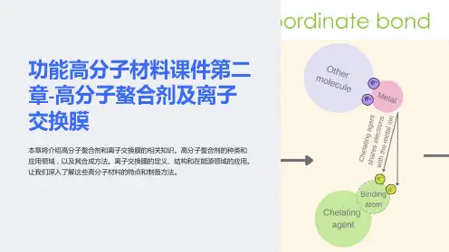 功能高分子材料课件第二章-高分子螯合剂及离子交换膜