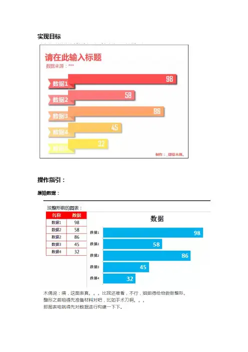【EXCEL数据分析】花样折叠条形图操作指引