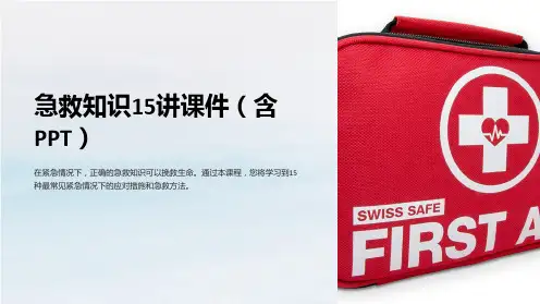 急救知识15讲课件(含PPT)