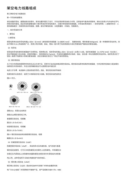 架空电力线路组成