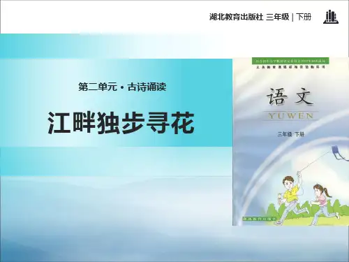 《江畔独步寻花》PPT【优秀课件PPT】