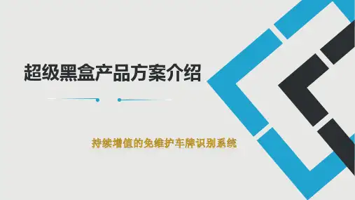 停车系统超级黑盒产品方案介绍