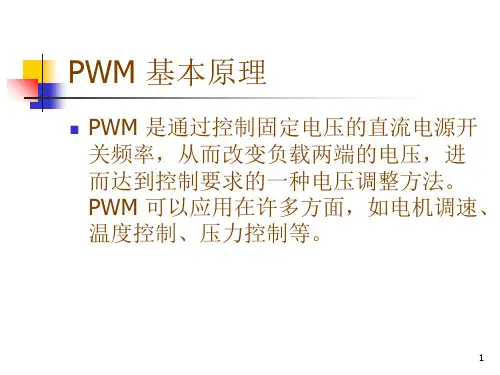 PWM基本原理及其实现方法