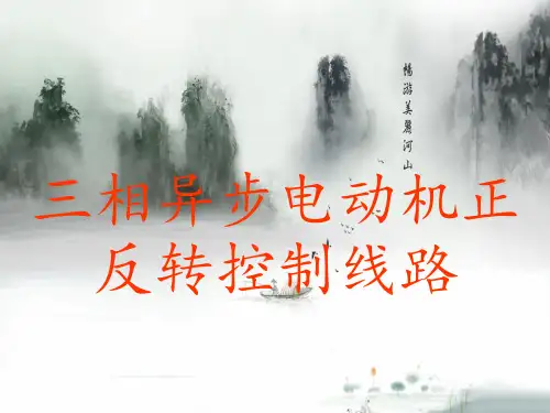 《三相异步电动机的正反转控制线路》教学PPT课件