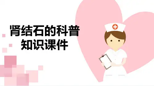 肾结石的科普知识课件【26页】