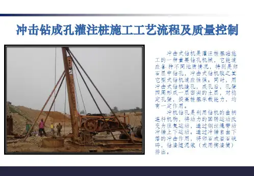 冲击钻成孔灌注桩施工工艺流程及质量控制 (3)