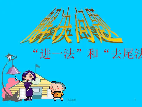 进一法和去尾法44827ppt课件