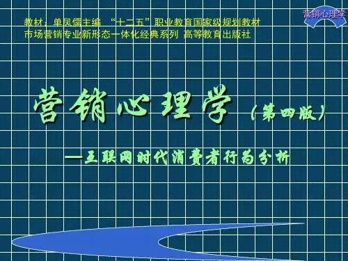 营销心理学00 营销心理学(第四版_单凤儒)PPT