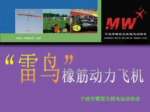“雷鸟”橡筋动力飞机制作教程53366