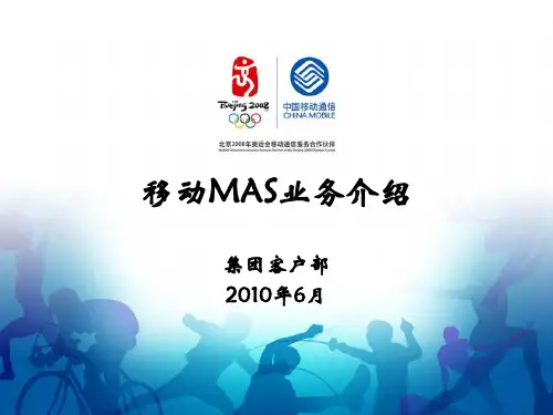 MAS业务培训PPT课件
